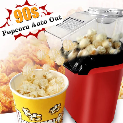 Oil-free air Corn machine,Pipoqueir eletrica hot air machine Mini Popcorn maker machine-1200W Household Healthy home kitchen - naiveniche