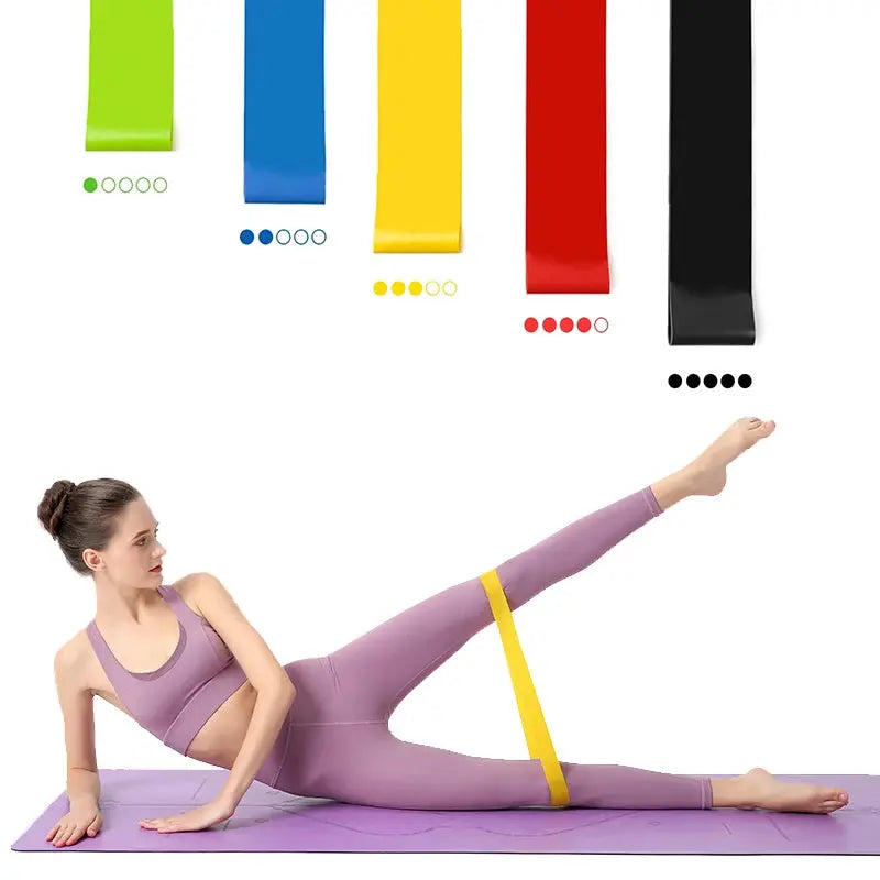 Training Fitness  Rubber Resistance Bands Yoga Home Gym Elastic Gum Pilates Crossfit Workout Equipment Bodybuilding For Sports - naiveniche