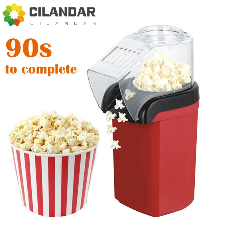 Oil-free air Corn machine,Pipoqueir eletrica hot air machine Mini Popcorn maker machine-1200W Household Healthy home kitchen - naiveniche