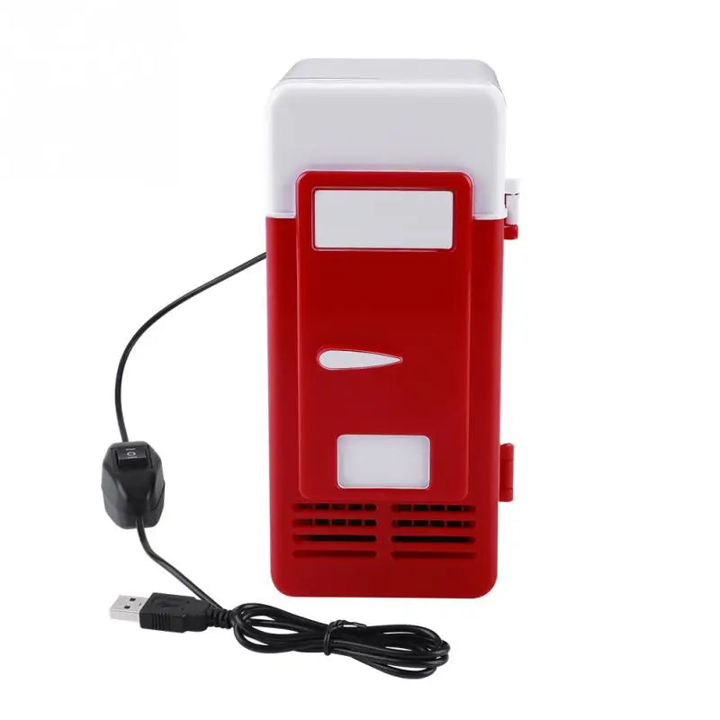 Portable Mini USB Fridge - Home and Office Beverage Cooler and Warmer