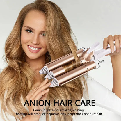 Electric Hair Curler with Anion Technology for Stylish Waves