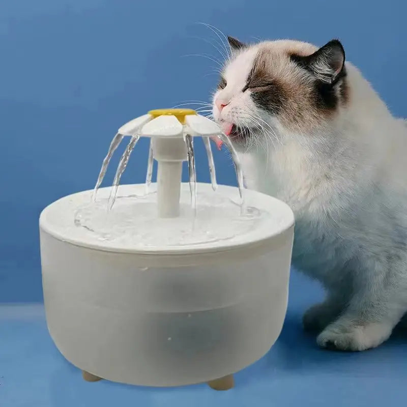 Pets Water Fountain Auto Filter USB Electric Mute Cat Drinker Bowl 1200mL Recirculate Filtring Drinker for Cats Water Dispenser - naiveniche