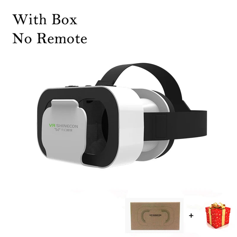 VR Headset Virtual Reality Glasses for Smartphones with Box, No Remote Control Required