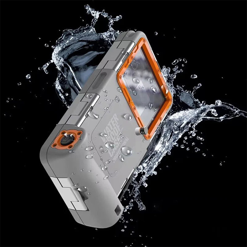 Shellbox Professional Waterproof Case For iphone 14 Pro Max 13 Xs X XR 7 8 14 Plus SE 15M Depth Diving Cover Shockproof Funda - naiveniche