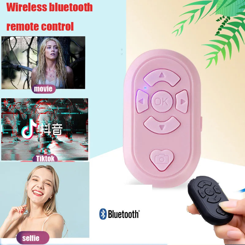 New Wireless Bluetooth Button Self Timer Tik Tok Video Remote Control Android \Ios System For Xiaomi HUAWEI Mobile Self Timer - naiveniche