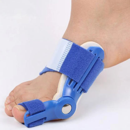 Bunion Corrector Foot Device - Blue orthopedic brace to relieve foot pain and straighten toes