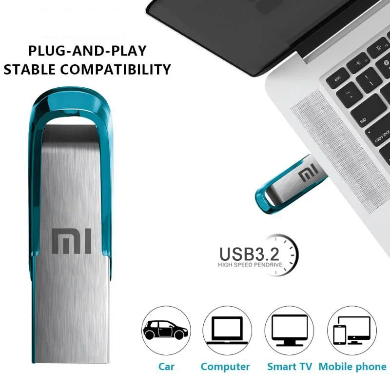 Xiaomi 2TB USB 3.2 High-Speed Metal Pen Drive naiveniche