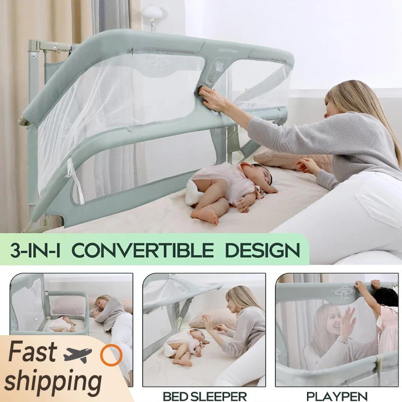 Naiveniche Infant Bedrail - Safe & Comfortable Baby Bed Barrier