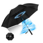 Portable Umbrella with Cooling Fan, UV Protection, and Wind-Resistant Design