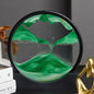 Captivating 3D Deep Sea Sandscape Hourglass
This round glass art piece features a mesmerizing 3D display of flowing green sand, creating a serene undersea landscape. The hypnotic quicksand movement makes it a visually striking office or home decor piece.