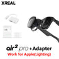 XREAL Nreal Air 2 Pro AR Glasses with 130-inch HD virtual screen and Lightning adapter for Apple devices