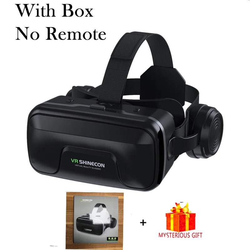 Black VR headset with no remote, box included