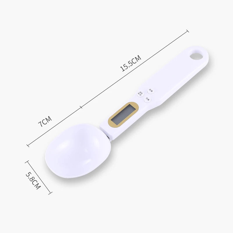 Electronic Kitchen Scale 500g 0.1g LCD Digital Measuring Food Flour Digital Spoon Scale Mini Kitchen Tool for Milk Coffee Scale - naiveniche