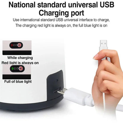 USB Electric Knife Sharpener Automatic Adjustable Rechargable Kitchen Knives Scissor Home Fast Sharpening - naiveniche