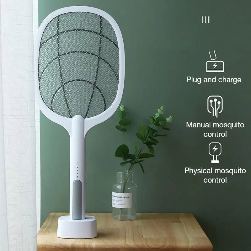 Powerful Dual Electric Mosquito Racket Zapper for effective pest control