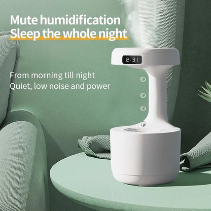 Mute humidifier ultrasonic cool mist maker with LED night light for undisturbed sleep