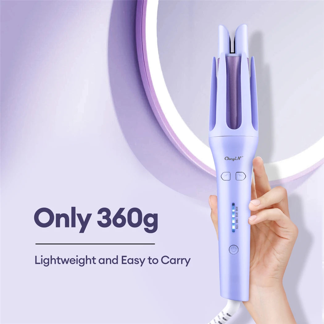 Automatic Ceramic Hair Curler - Ultra-Lightweight, Compact Design for Easy Portability