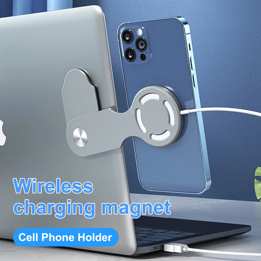 Magnetic Cell Phone Holder with Wireless Charging Pad for iPhone 14, 13 and 12