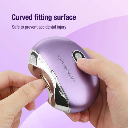 Electric Nail Clipper With Low Noise Intelligent Nail Grinder Nail Cutter For Children and Adult Portable Finger Toe Scissors - naiveniche